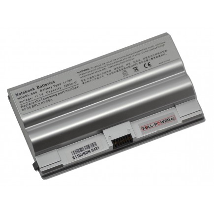 Sony Vaio kompatibilní VGP-BPL8 Batéria 5200mah Li-ion 11,1V články SAMSUNG