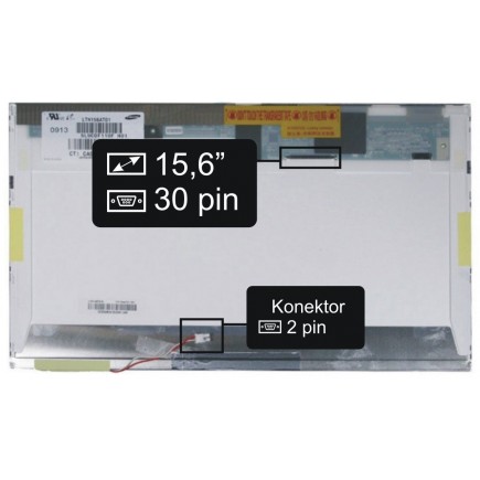 Display Gateway NV55C35u Displej LCD 15,6“ 30pin HD CCFL - Lesklý