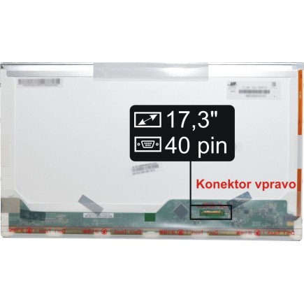 Display Toshiba satellite c70d-a-10w Displej LCD 17,3“ 40pin HD+ LED - Lesklý