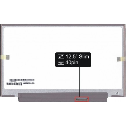Display LP125WH2(TL)(D1) Displej LCD 12,5“ 40pin HD LED Slim - Lesklý