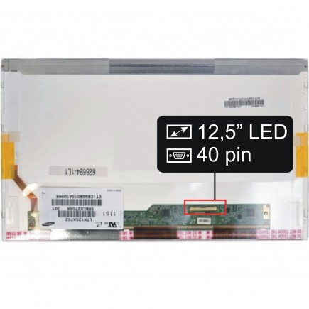 Display Normal Displej LCD 12,5“ 40pin HD LED - Lesklý