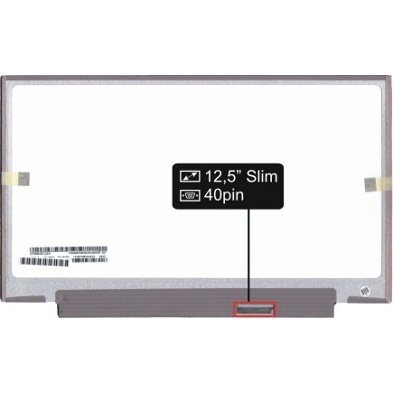 Display LP125WH2(TL)(D1) Kompatibilní Displej LCD 12,5" LED 40pin Slim - Matný