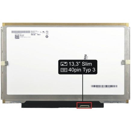 Display N133i6-L0A Kompatibilní Displej LCD 13,3“ 40pin WXGA LED Slim - Matný