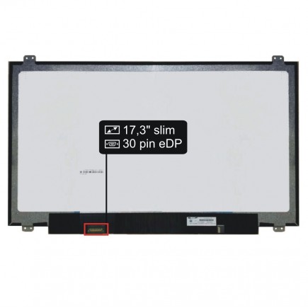 Display pre notebook Gigabyte P37W V5 LCD 17,3“ 30pin eDP Full HD LED Slim IPS - Matný