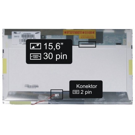 Display Gateway NV55C35u Displej LCD 15,6“ 30pin HD CCFL - Matný