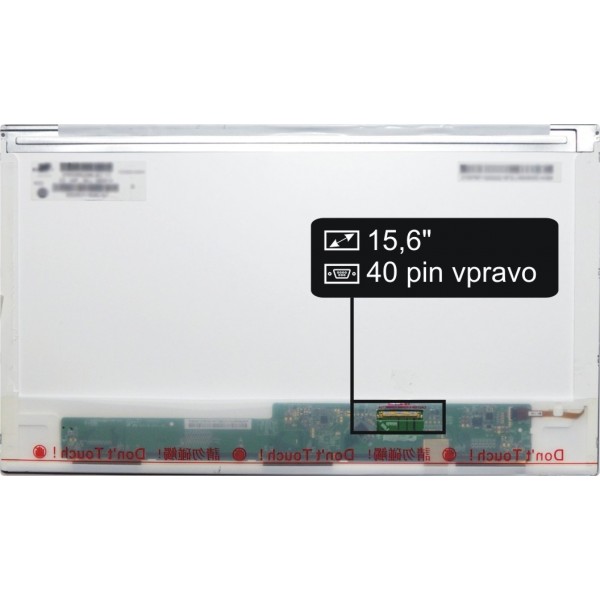 Display COMPAQ PRESARIO CQ61-412EO Displej LCD 15,6“ 40pin vpravo HD LED - Matný