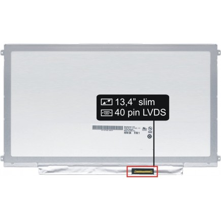 Display MSI 9S7-135612-205 Displej LCD 13,4“ 40pin HD LED - Lesklý