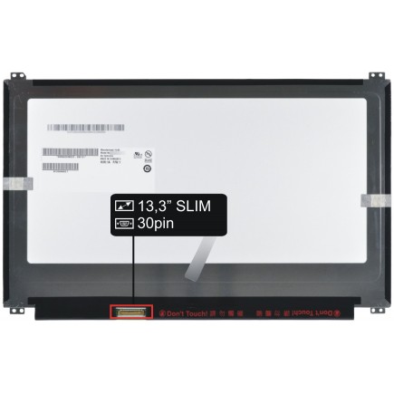 Display Kompatibilní B133HAN02.1 Displej LCD 13,3“ 30pin FHD LED Slim IPS NanoEdge - Matný