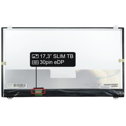Display Sager NP8172 Displej LCD 17,3“ 30pin eDP Full HD LED Slim IPS TB - Lesklý