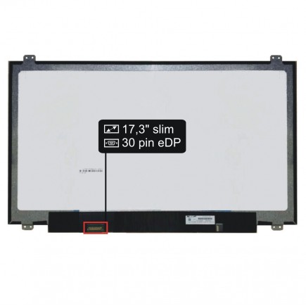 Display Lenovo Ideapad L340 81M0001PKR Displej LCD 17,3“ 30pin eDP Full HD LED Slim IPS - Lesklý