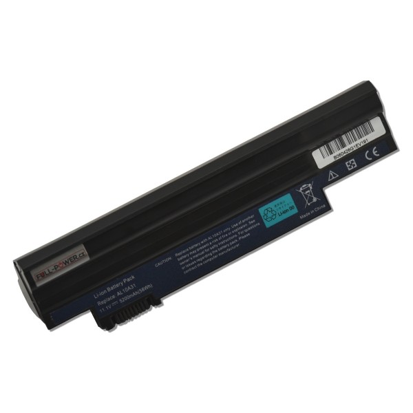 Acer ASPIRE ONE D257-1689 Batéria 5200mah Li-ion 11,1V