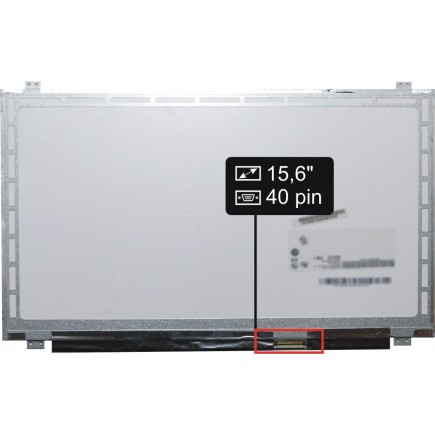 Display Sager NP8955 Displej LCD 15,6“ 40pin 4K UHD LED Slim IPS - Matný