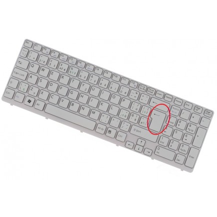 Sony Vaio SVE1712S1EB Klávesnica CZ / SK Biela