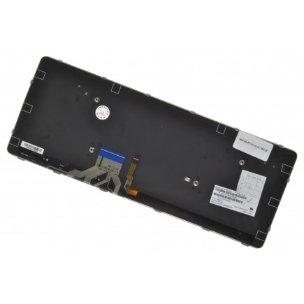 HP kompatibilní 736933-001 Klávesnica CZ / SK strieborná, podsvietená