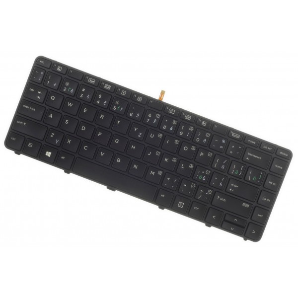 HP ProBook 430 G4 Klávesnica CZ / SK čierna, podsvietená