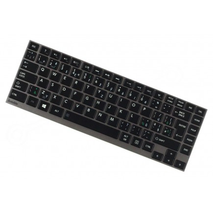 Toshiba AETEAU01020-US Klávesnica CZ / SK Strieborný rámček, podsvietená