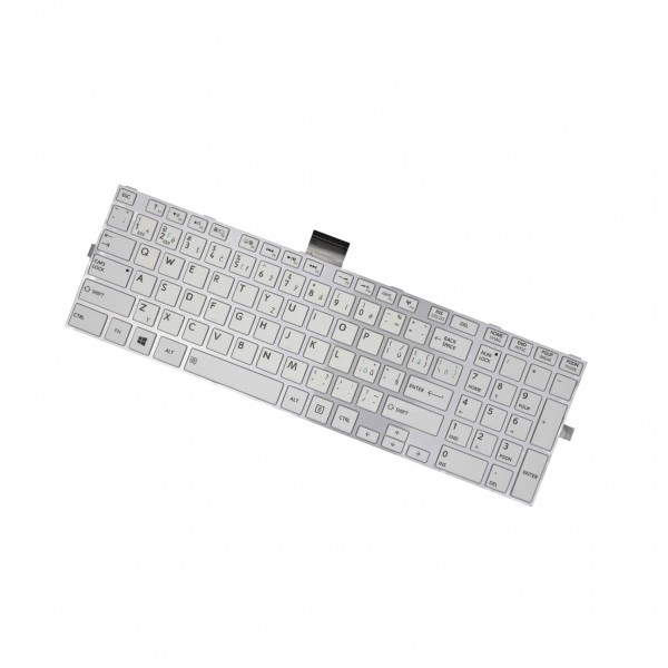 Toshiba kompatibilní AEBD5300120-CZ Klávesnica biela, s rámčekom CZ/SK