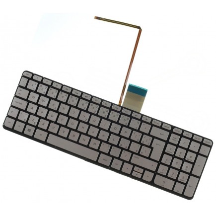 HP Envy 15-u000NC Klávesnica CZ / SK čierna, strieborný rámik, podsvietená