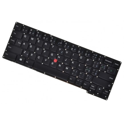 Lenovo ThinkPad X1 Carbon 2 Klávesnica čierna bez rámčeka, Trackpoint, Podsvietená CZ/SK