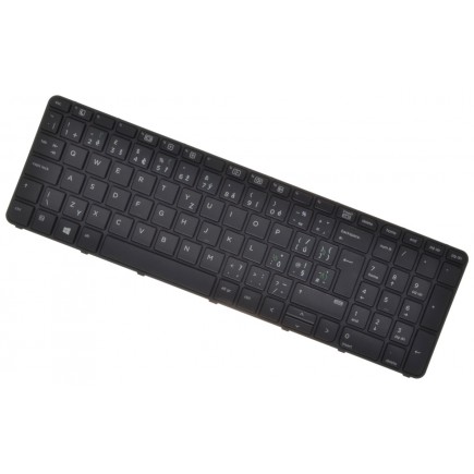 HP ProBook 455 G4 Klávesnica čierna s rámčekom CZ / SK