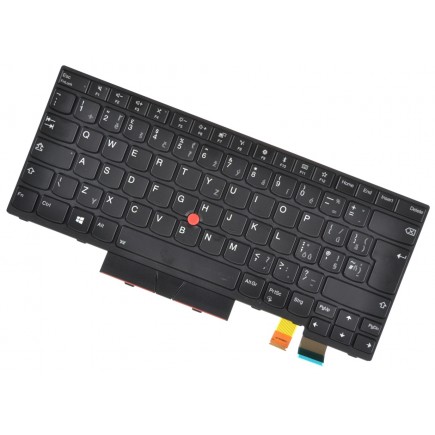 Lenovo ThinkPad L380 Klávesnica CZ / SK čierna, Podsvietená, Trackpoint