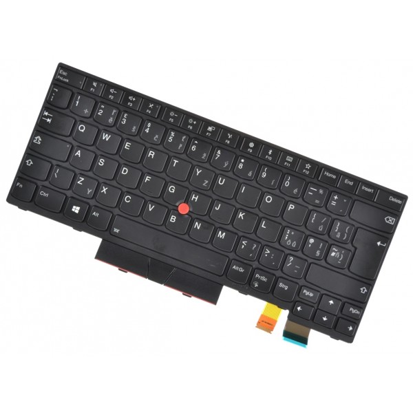 Lenovo ThinkPad T480 Klávesnica CZ / SK čierna, Podsvietená, Trackpoint