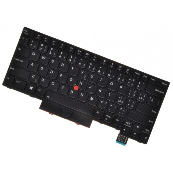 Lenovo ThinkPad T480 Klávesnica CZ / SK čierna, Podsvietená, Trackpoint