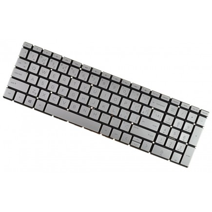 HP Pavilion 15-cs0014nc Klávesnica Strieborná, Bez rámčeka, Podsvietená, CZ/SK