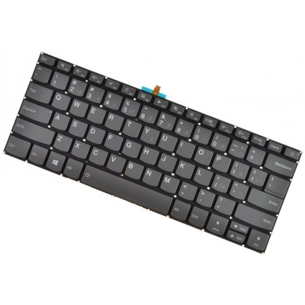 Lenovo IdeaPad Yoga 520-14IKB Klávesnica CZ/SK Šedá Bez rámčeka, podsvietená