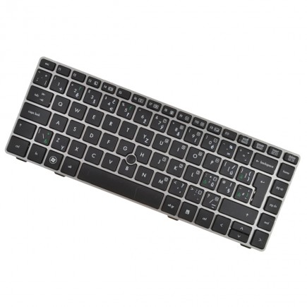 HP ProBook 6470b Klávesnica Strieborný rámček CZ/SK