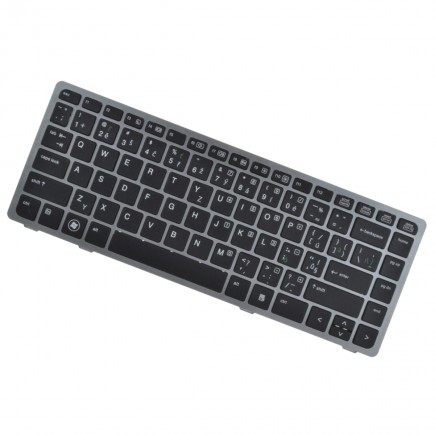 HP ProBook 6460b Klávesnica Strieborný rámček CZ/SK