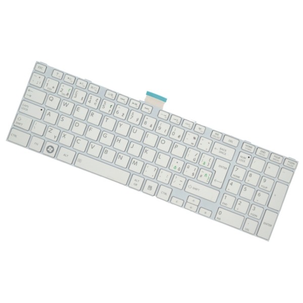 Toshiba SATELLITE C55-A-100 Klávesnica biela, s rámčekom CZ/SK