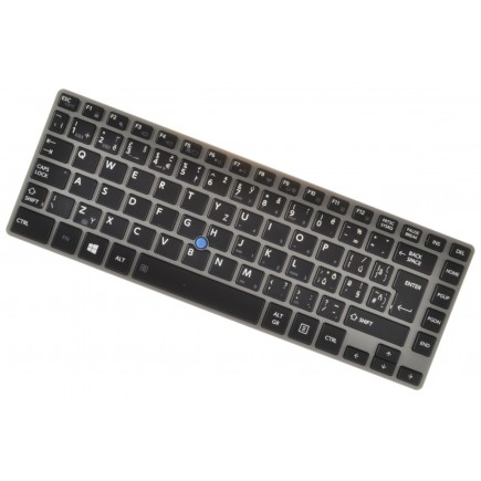 Lenovo Ideapad 300S-14ISK Klávesnica strieborná CZ / SK, Trackpoint
