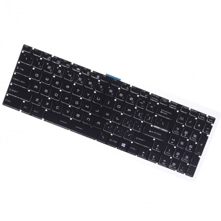 MSI GE72 2QC Klávesnica CZ/SK čierna bez rámčeka