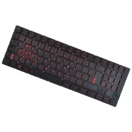 Lenovo IdeaPad Y520-15IKBM Legion Klávesnica CZ/SK čierna bez rámčeka, podsvietená