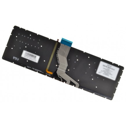 HP Pavilion 17-ab301nc Klávesnica CZ / SK Strieborná, Bez rámčeka, Podsvietená