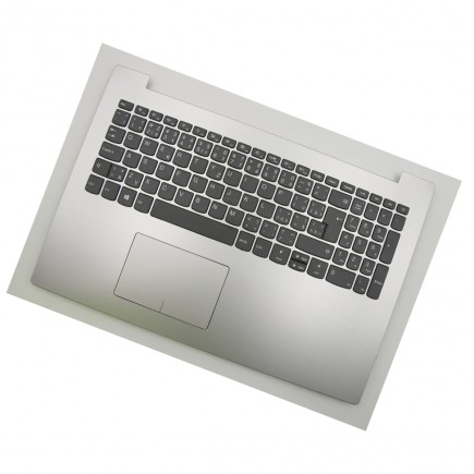 Kompatibilní Lenovo 5CB0N86517 Klávesnica Strieborný rámček CZ/SK, Palmprest