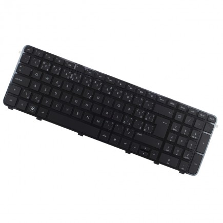 HP kompatibilní 634139-221 Klávesnica s rámčekom čierna CZ / SK