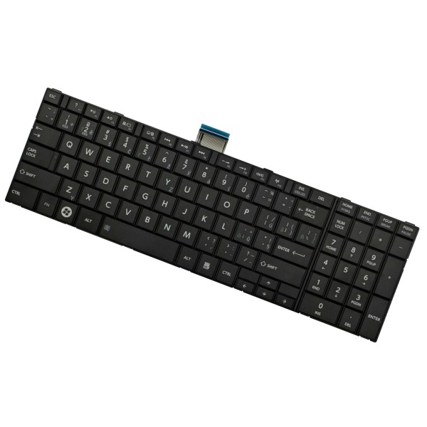 Toshiba kompatibilní H000037110 Klávesnica s rámčekom čierna CZ / SK