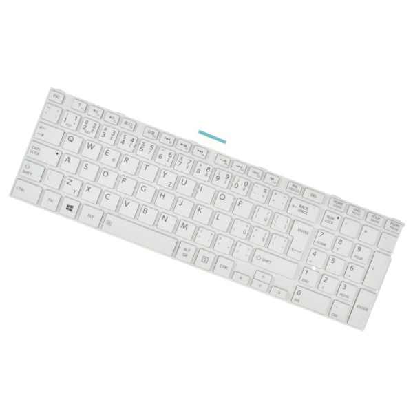 Toshiba kompatibilní AEBD5300120-CZ Klávesnica biela, s rámčekom CZ/SK
