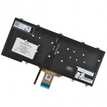 Dell Latitude E7270 Klávesnica CZ/DE čierna bez rámčeka, podsvietená