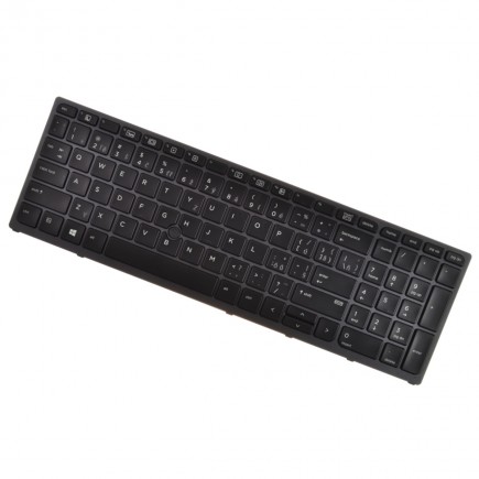 HP kompatibilní 848311-031 Klávesnica CZ / SK čierna, Podsvietená, Trackpoint