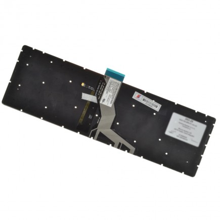 HP ENVY 17-AE Klávesnica CZ / SK Strieborná, Bez rámčeka, Podsvietená