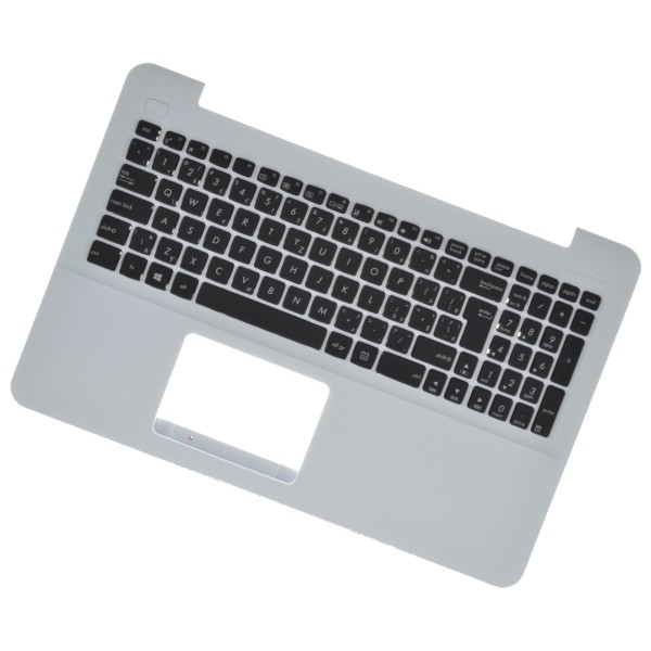 Asus X554LJ-X0076H Klávesnica CZ / SK biela, Palmrest, Bez touchpadu