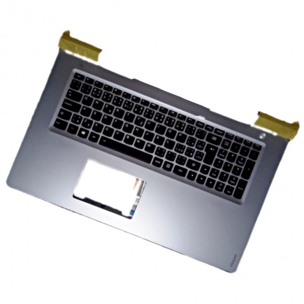 Lenovo IdeaPad 700-17ISK Klávesnica CZ / SK Strieborná, Palmrest, Bez touchpadu