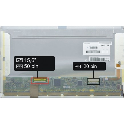 Display Kompatibilní LP156WF3(SL)(B3) Displej LCD 15,6“ 50pin Full HD LED IPS - Lesklý