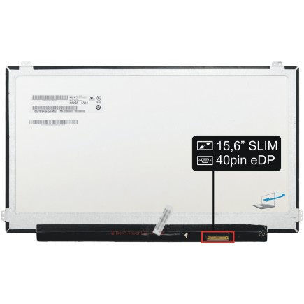 Display Kompatibilní B156ZAN02.2 HW1A Displej LCD 15,6" 4K UHD LED 40 pin eDP SLIM UB/SB - Lesklý