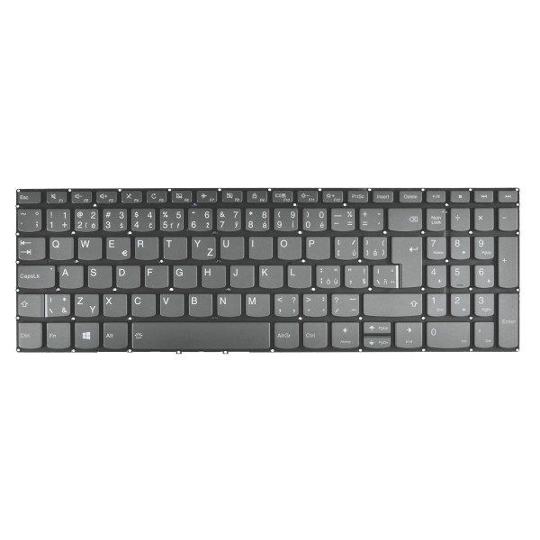 Lenovo V330-15IKB 81AX Klávesnica bez rámčeka čierna CZ / SK podsvietená