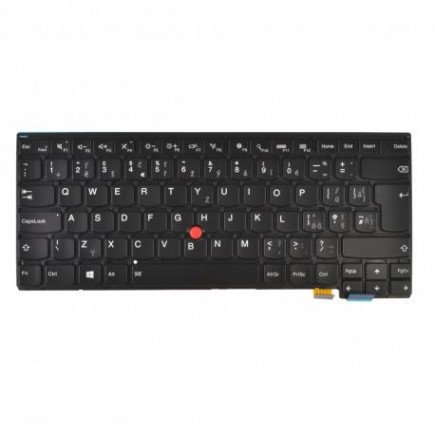 Lenovo ThinkPad T470S Klávesnica CZ / SK čierna, Podsvietená, Trackpoint