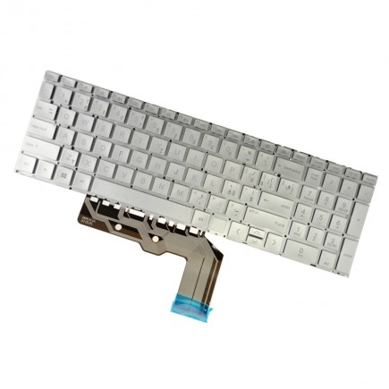 HP ENVY 17-CG Klávesnica CZ / SK Strieborná, Bez rámčeka, Podsvietená